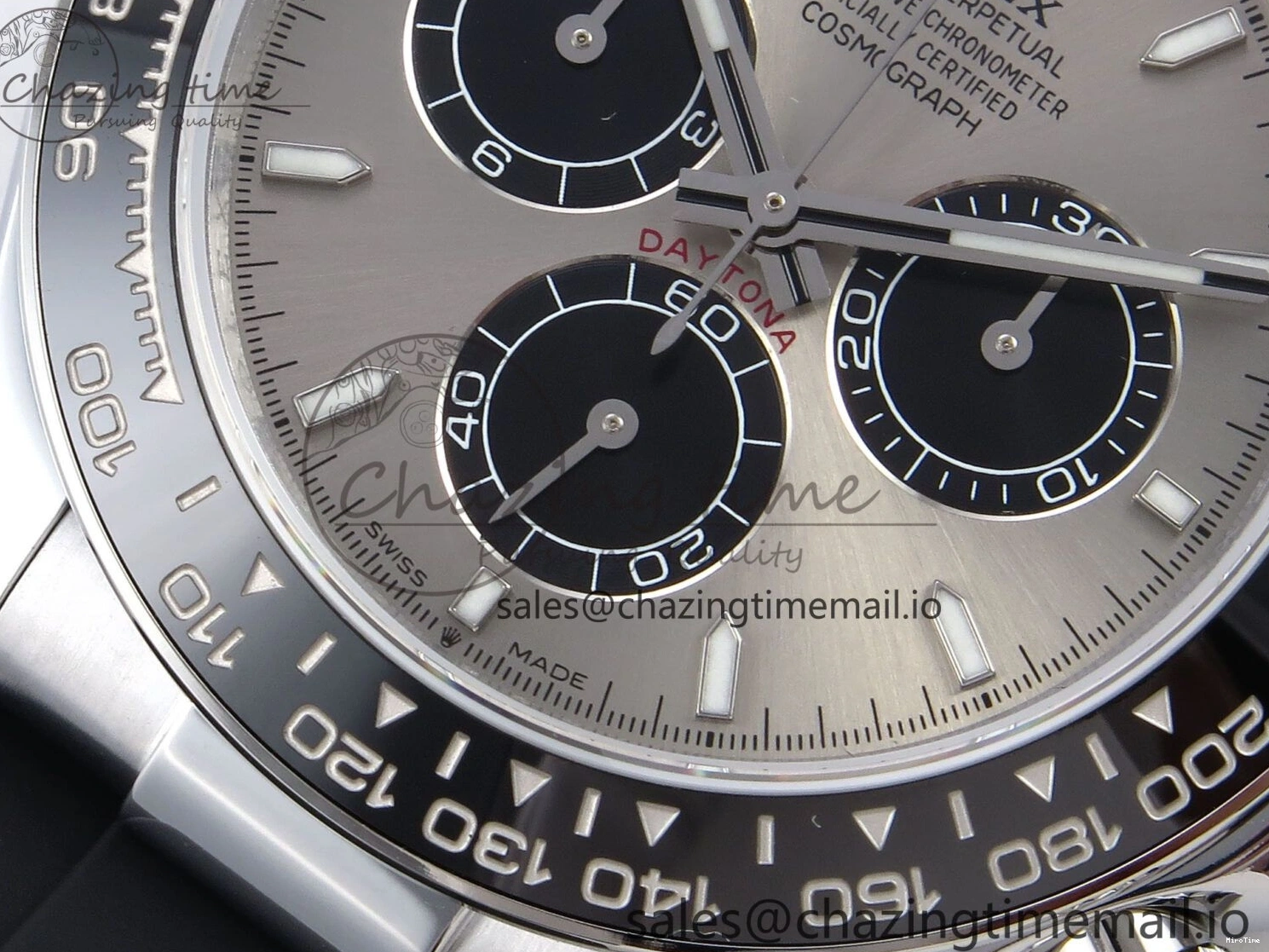 MiroTime 0520 SunProtective Daytona 126519 QF 1:1 Best Edition Gray Black Dial on Oysterflex Strap SH4131 V6（Gain Weight） 1203